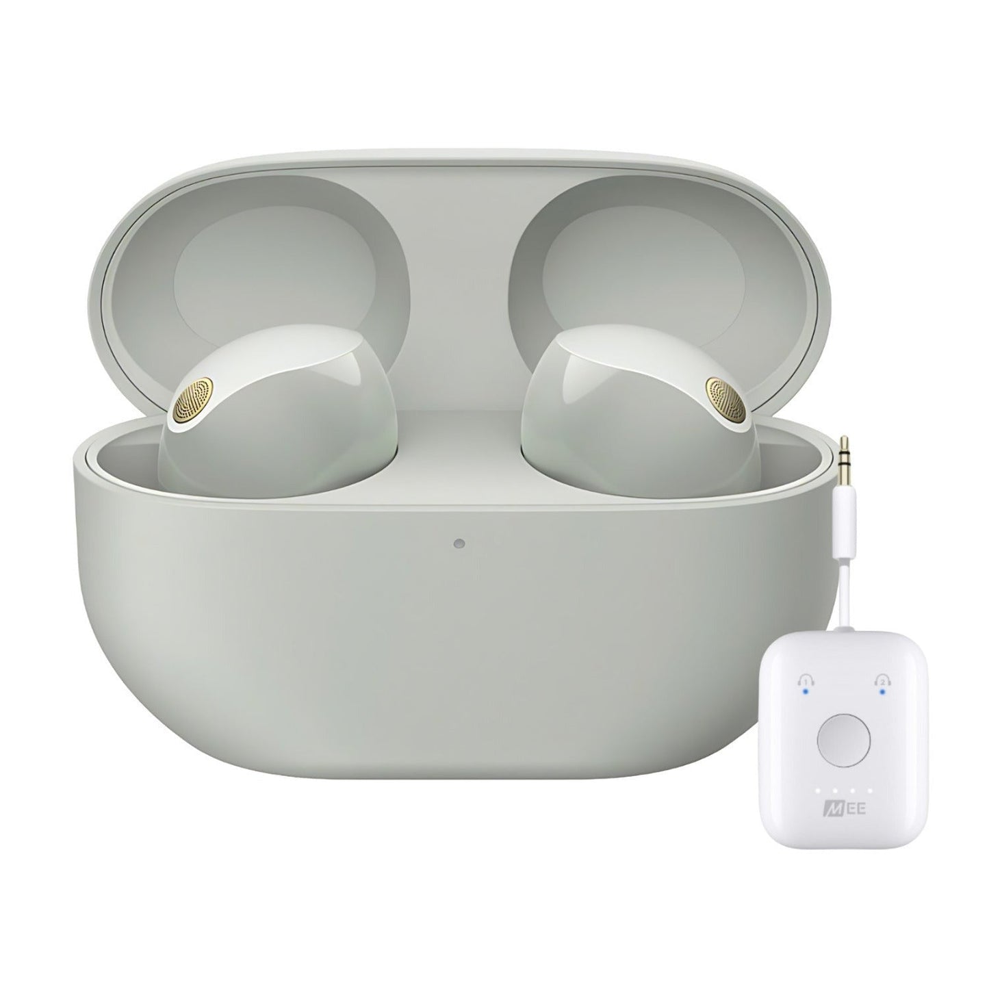 Sony WF-1000XM5 Truly Wireless Noise Canceling Earbuds Bundle (Silver)