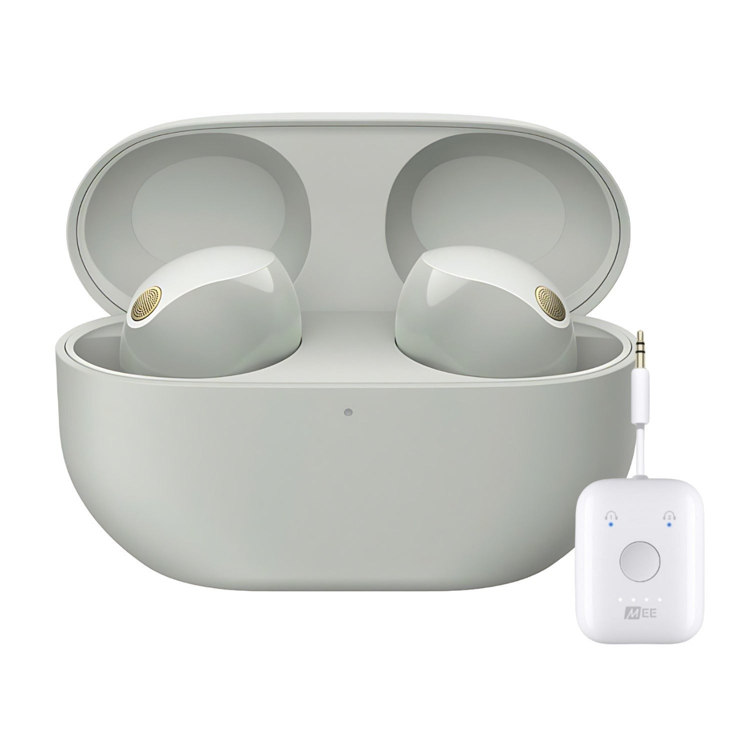 Sony WF-1000XM5 Truly Wireless Noise Canceling Earbuds Bundle (Silver)
