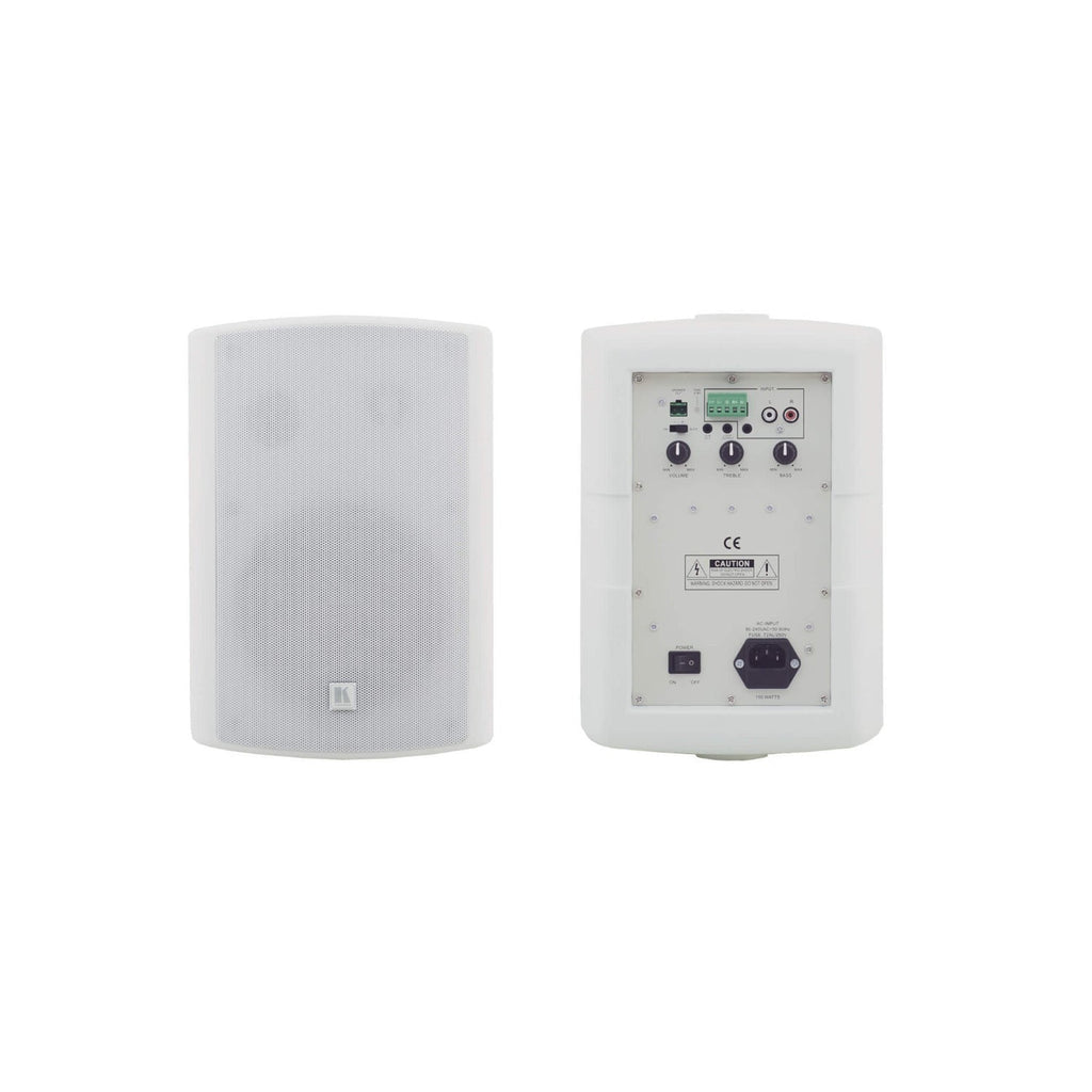 Kramer Tavor 6.5-Inch On-Wall 2-Way Powered Speakers with Built-In Amplifier (White)