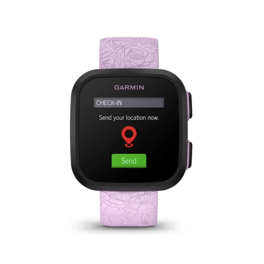 Garmin Bounce Kids GPS Smartwatch (Lilac Floral)