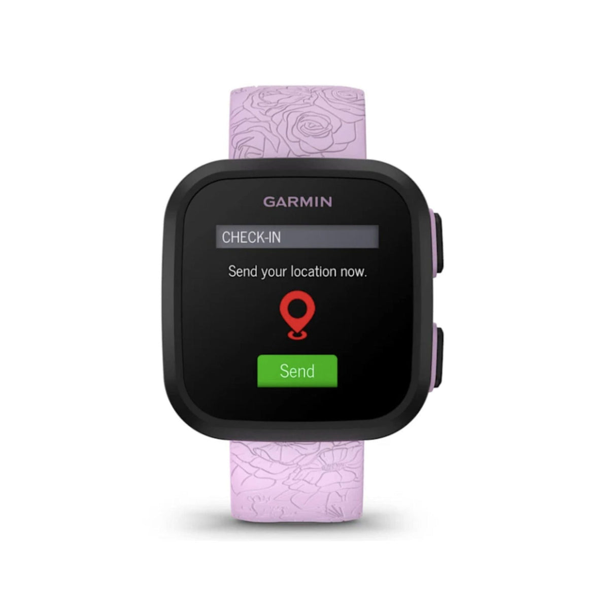 Garmin Bounce Kids GPS Smartwatch (Lilac Floral)