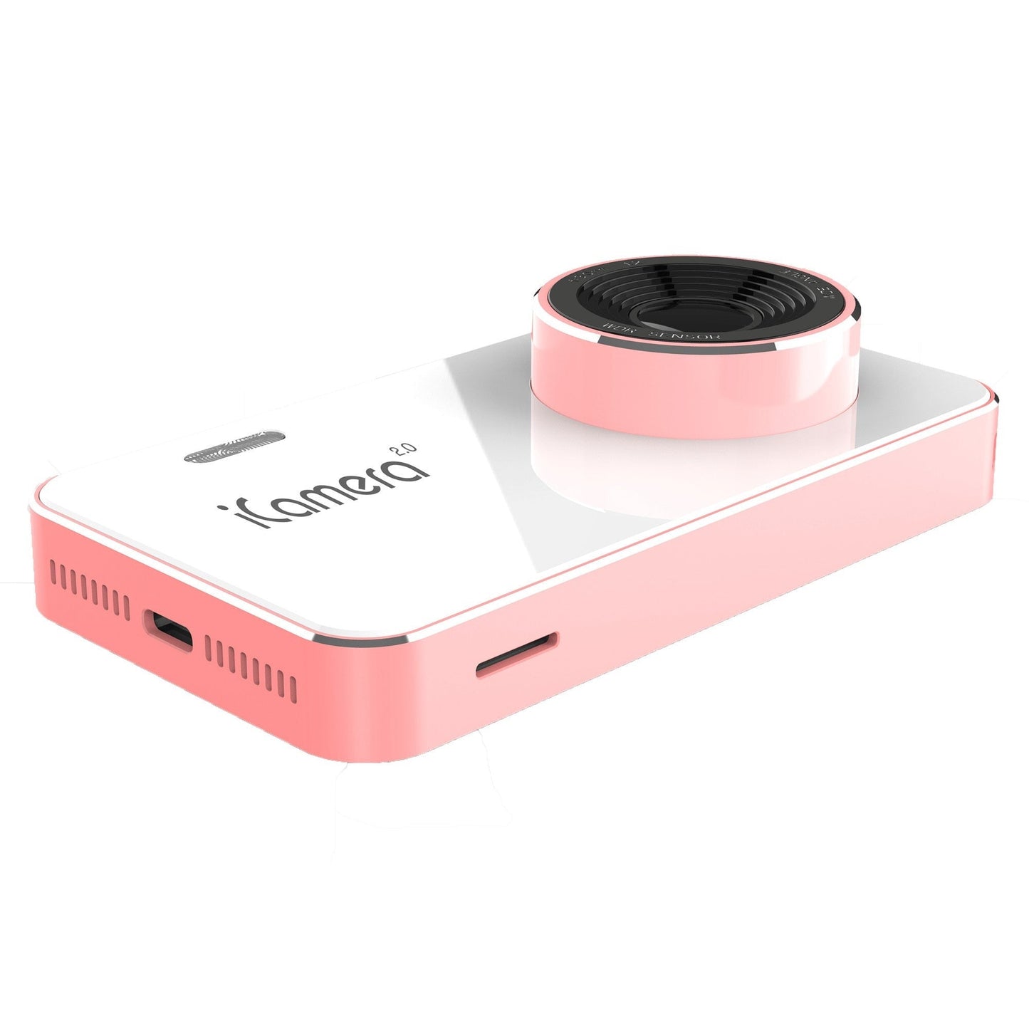 Samvix iCamera 2.0 Smart Digital Camera with Video, No Wi-Fi, No Bluetooth (Pink)