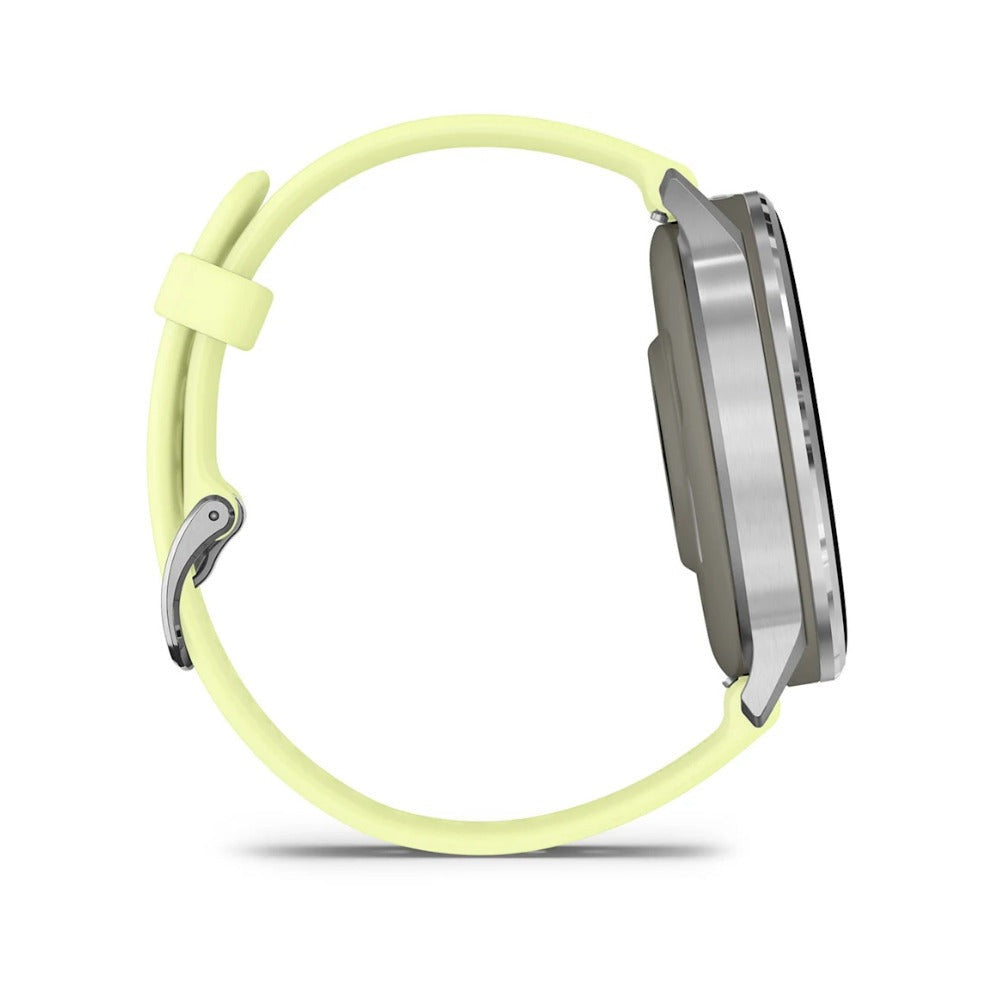 Garmin Venu 4 Smartwatch (Silver/Citron)