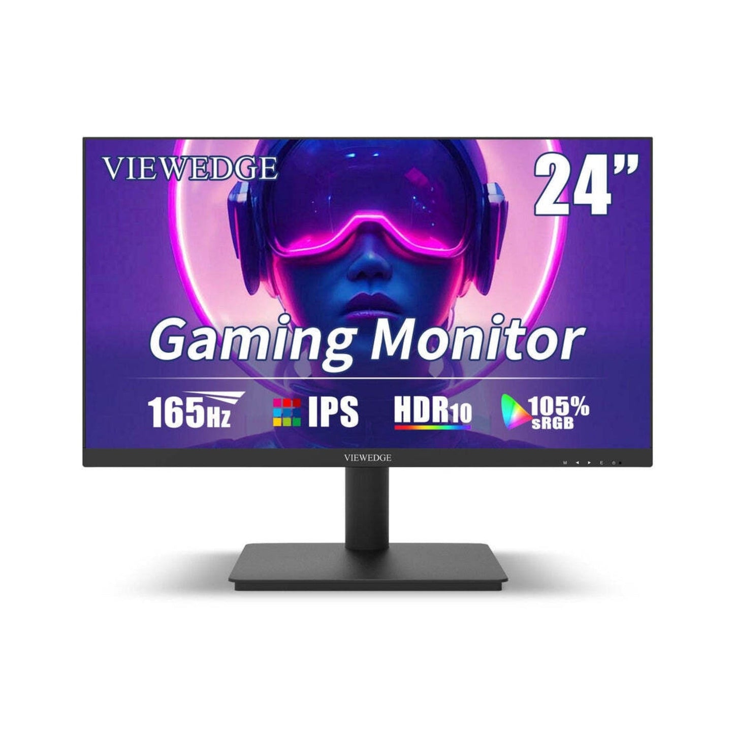 Viewedge 24-inch Gaming Monitor, 165Hz Frameless IPS Panel, Full HD (Black)