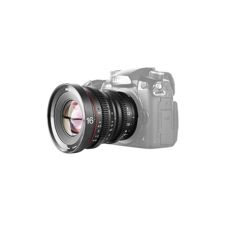 Meike 16mm T2.2 Manual Focus Wide Angle Cinema Lens (MFT Mount)