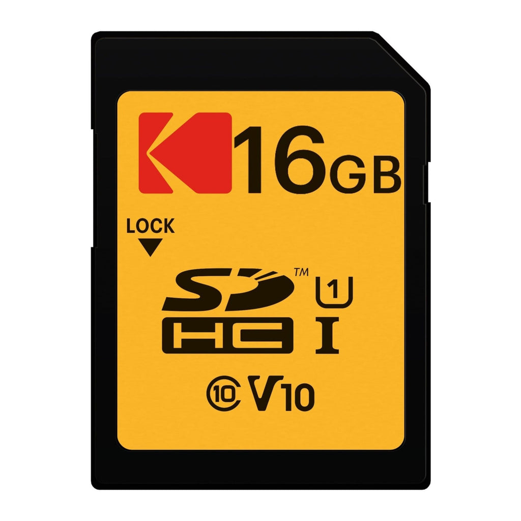 Kodak 16GB Class 10 UHS-I U1 SDHC Memory Card with Card Reader Bundle