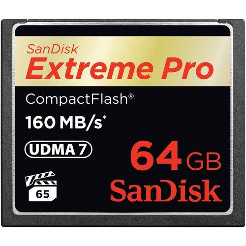 SanDisk 64GB Extreme Pro CompactFlash Memory Card