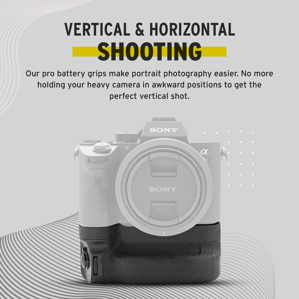Koah Battery Grip for Sony a9, a7 r III and a7 III Camera