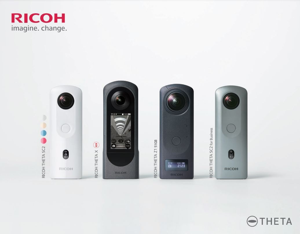 Ricoh THETA SC2 Business Edition 360° Camera, 4K, OLED Display (Gray) (Certified Refurbished)