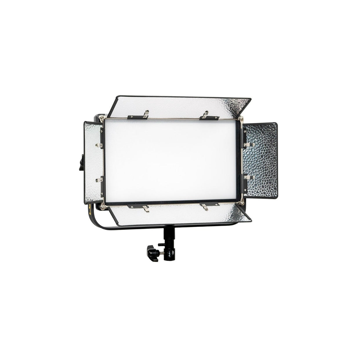 ikan Lyra LBX5-PoE Bi-Color Studio Soft LED Light Panel (Black, Unmanaged Switch 3-Light Kit)