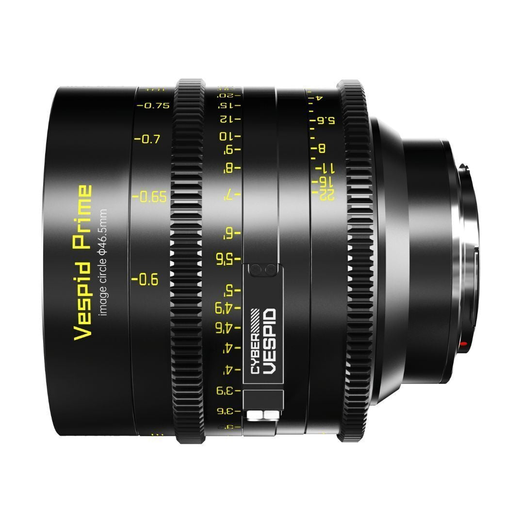 DZOFilm VESPID Cyber Full Frame 75mm T2.1 Prime Lens with Real-Time Transmission (PL and EF Mounts)