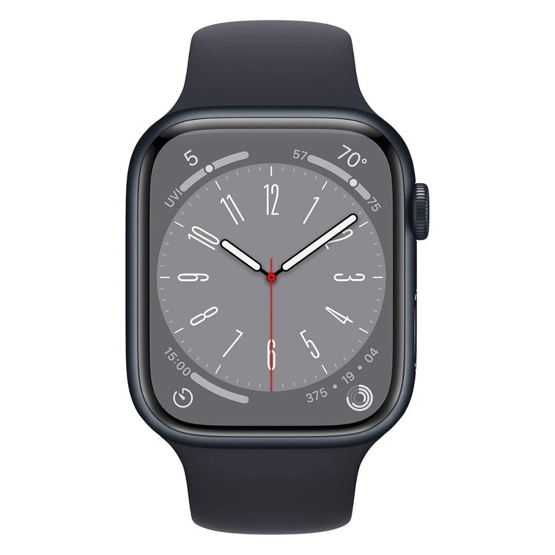 Apple Watch Series 8, GPS + Cellular (Midnight Aluminum Case, Sport Band) (Certified Refurbished)