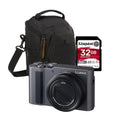 LUMIX ZS300 Compact Point and Shoot 4K Digital Camera (Silver) with Accessories