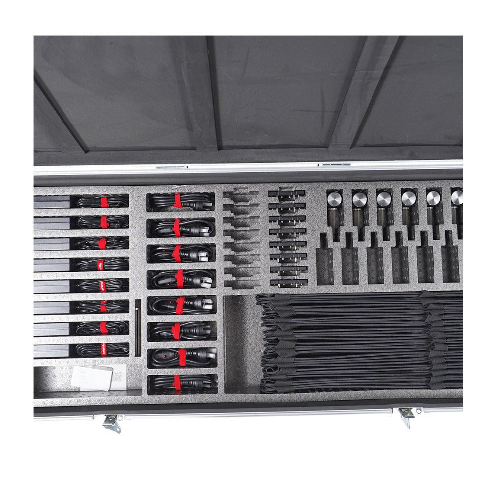 Aputure INFINIBAR PB12 RGBWW LED Pixel Bar 8-Light Kit with Sturdy Flight Case and Accessories