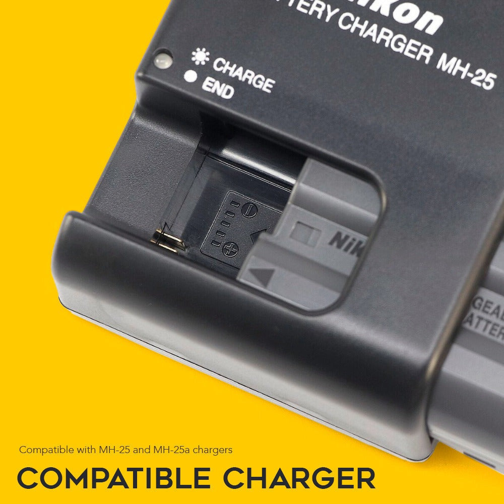 Nikon EN-EL15c Rechargeable Li-ion Battery with USB-C Charger for Nikon EN-EL15 Battery Bundle
