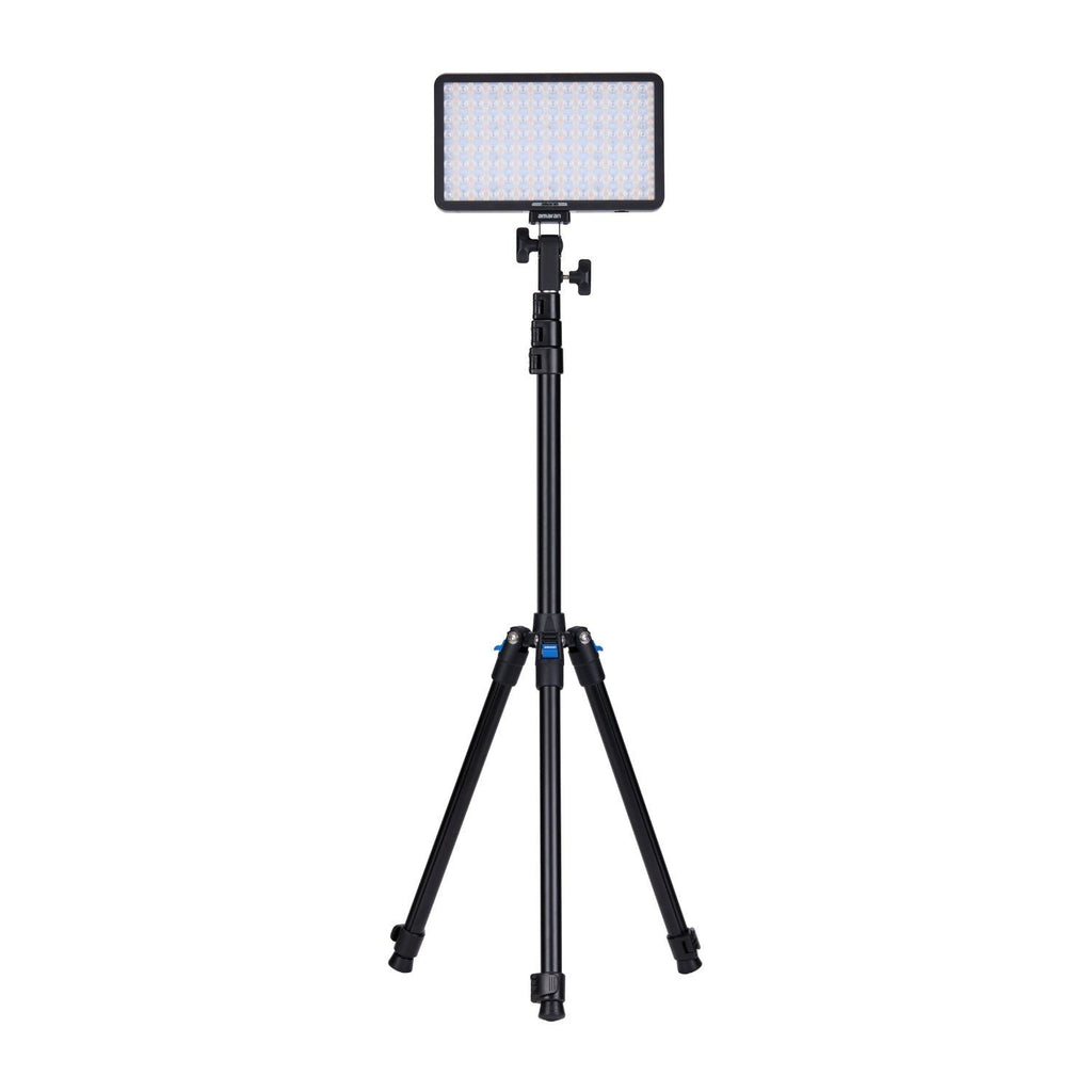 Amaran Pano 60c Kit White (US) Bundle with Barn Door and 2m Light Stand