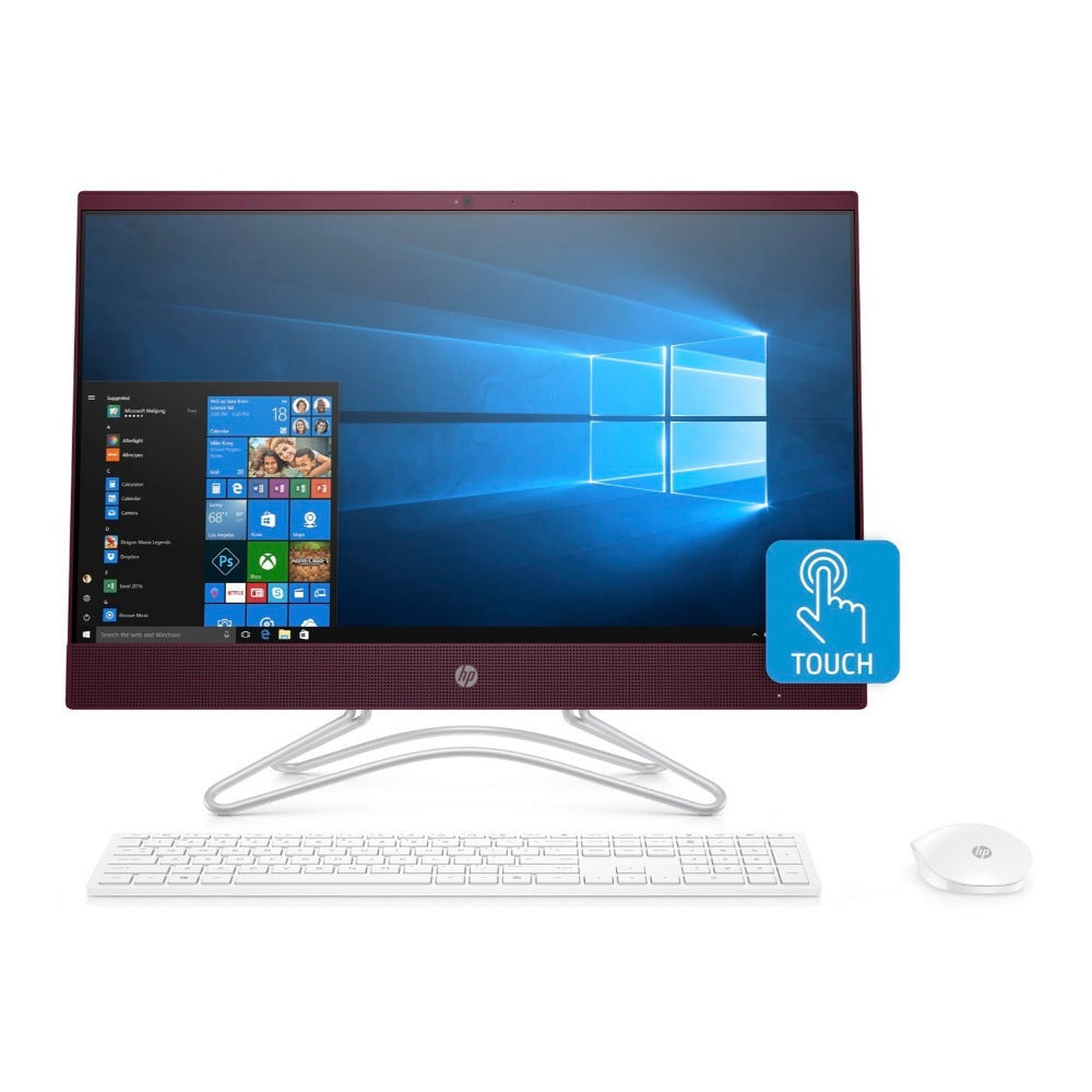 HP 24-F0042CY 23.8" FHD IPS Touch All-in-One PC, AMD A9-9425, 4GB RAM, 1TB HDD, Windows 10 (Certified Refurbished)