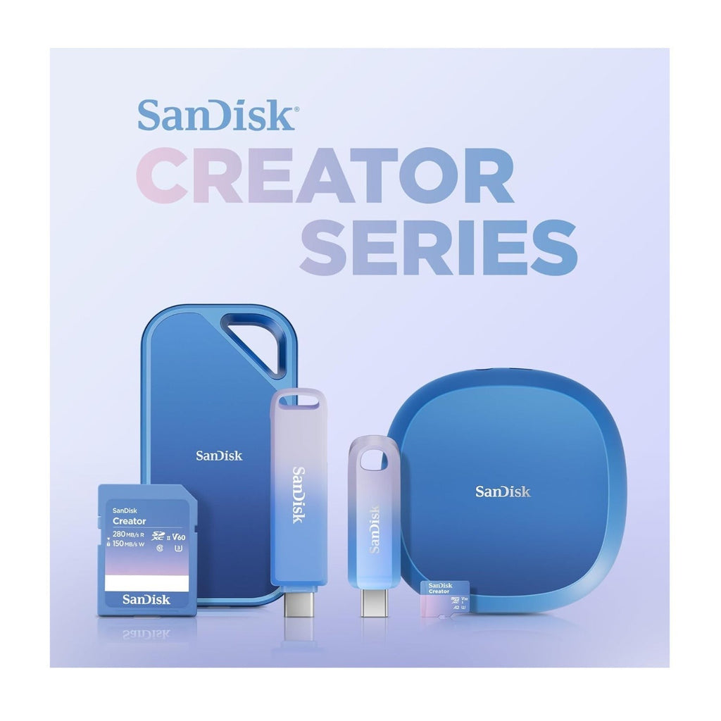 SanDisk Creator Pro 2TB Water-resistant Portable NVMe SSD for Photo and Video File Storage on the Go