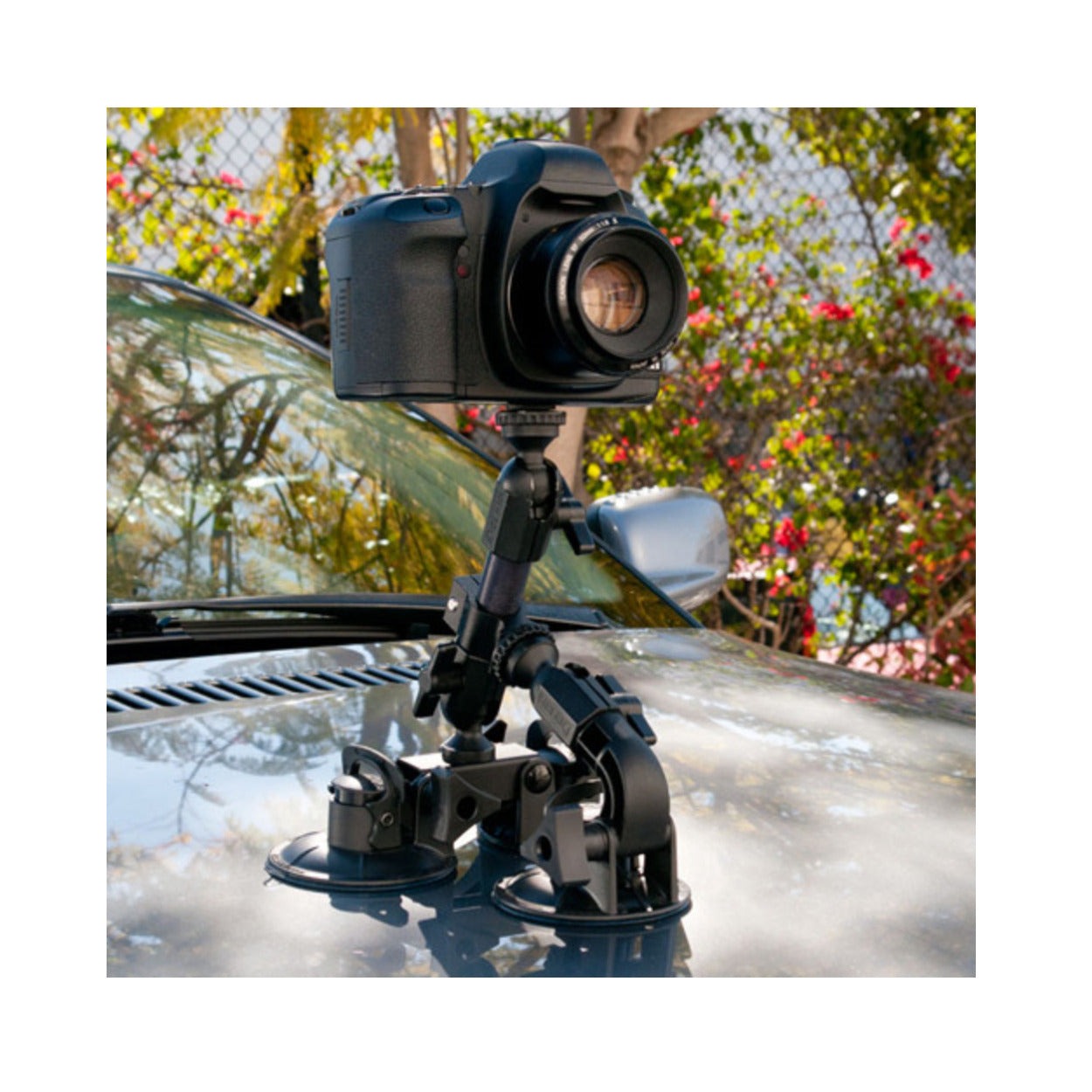 Delkin Devices Fat Gecko Adjustable Triple Camera Mount