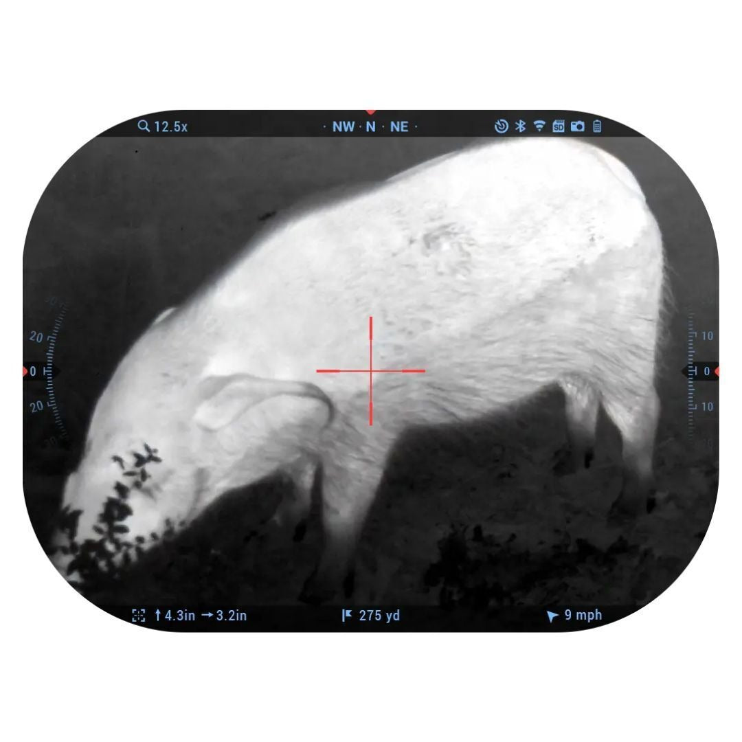 ATN ThOR 5 XD 1280x1024 4-40x 12 Micron Weather-Resistant 5th Generation Thermal Rifle Scope (Black)
