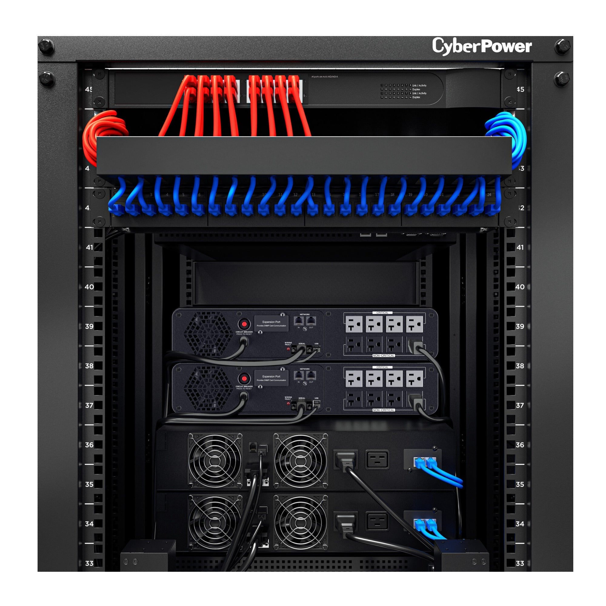 Cyberpower CP2000PFCRM2U 2000VA/1200W 2U PFC Sinewave Rackmount UPS with 8 Outlets