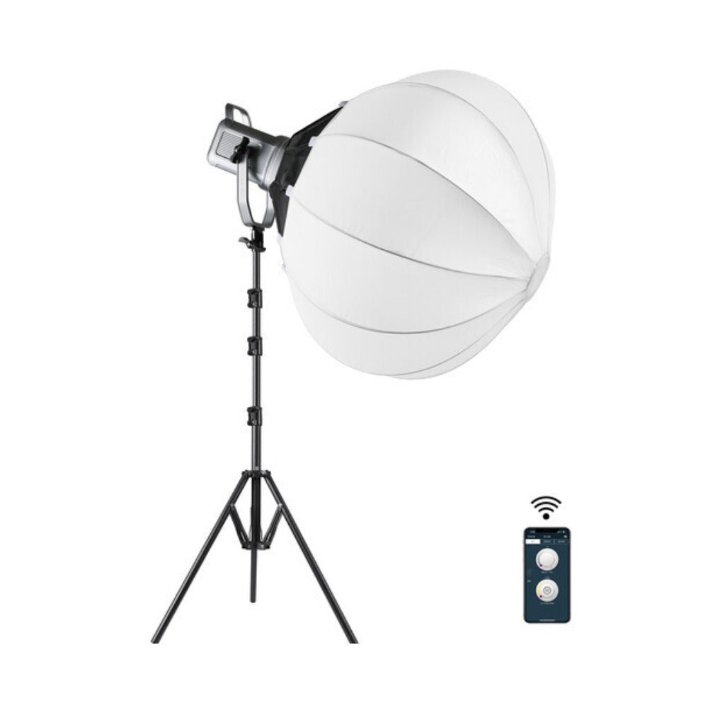 GVM PR150D Bi-Color LED Video Light Kit with Lantern Softbox