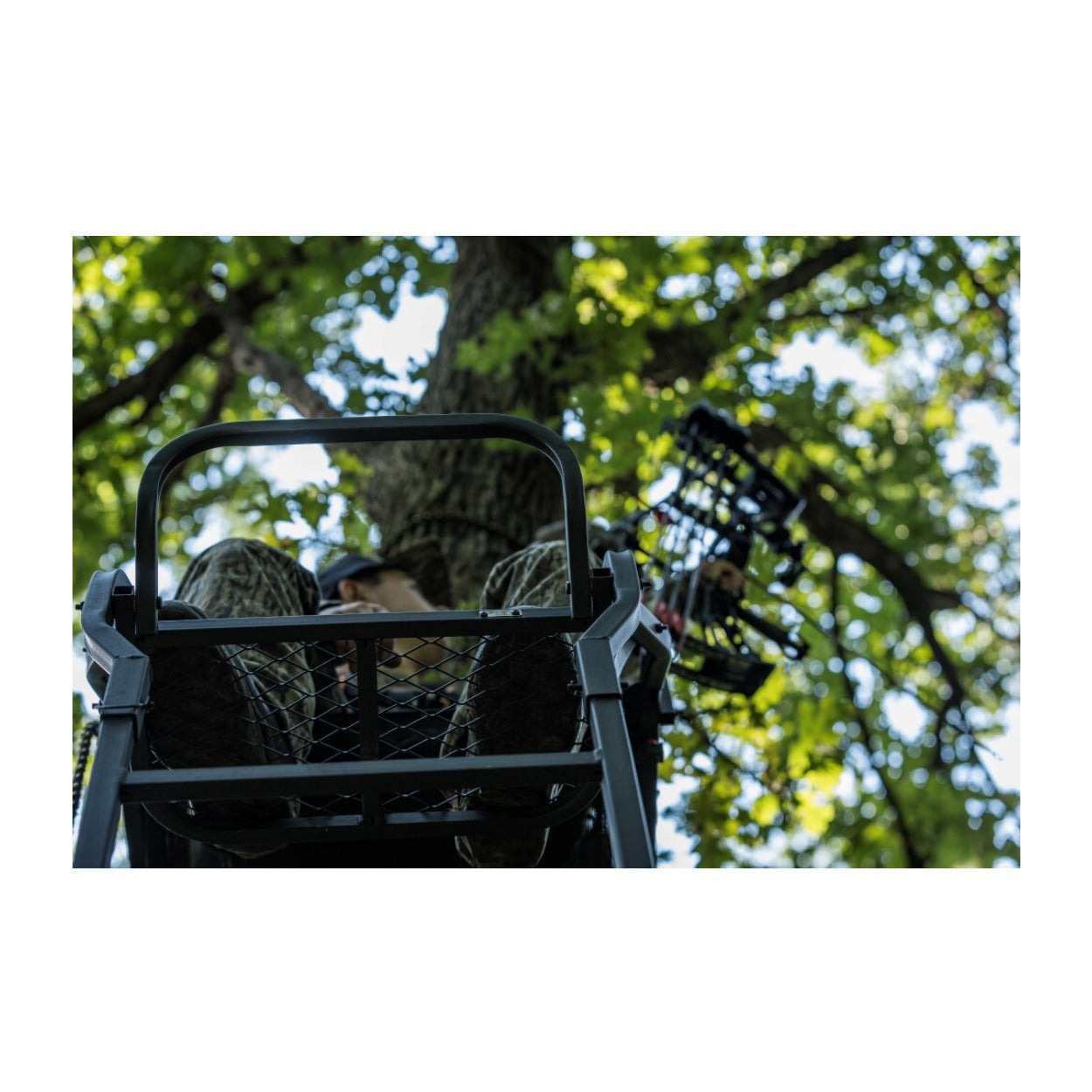 Big Game Treestands Warrior Elite Ultra-Wide 17 ft Climbing Tree Stand