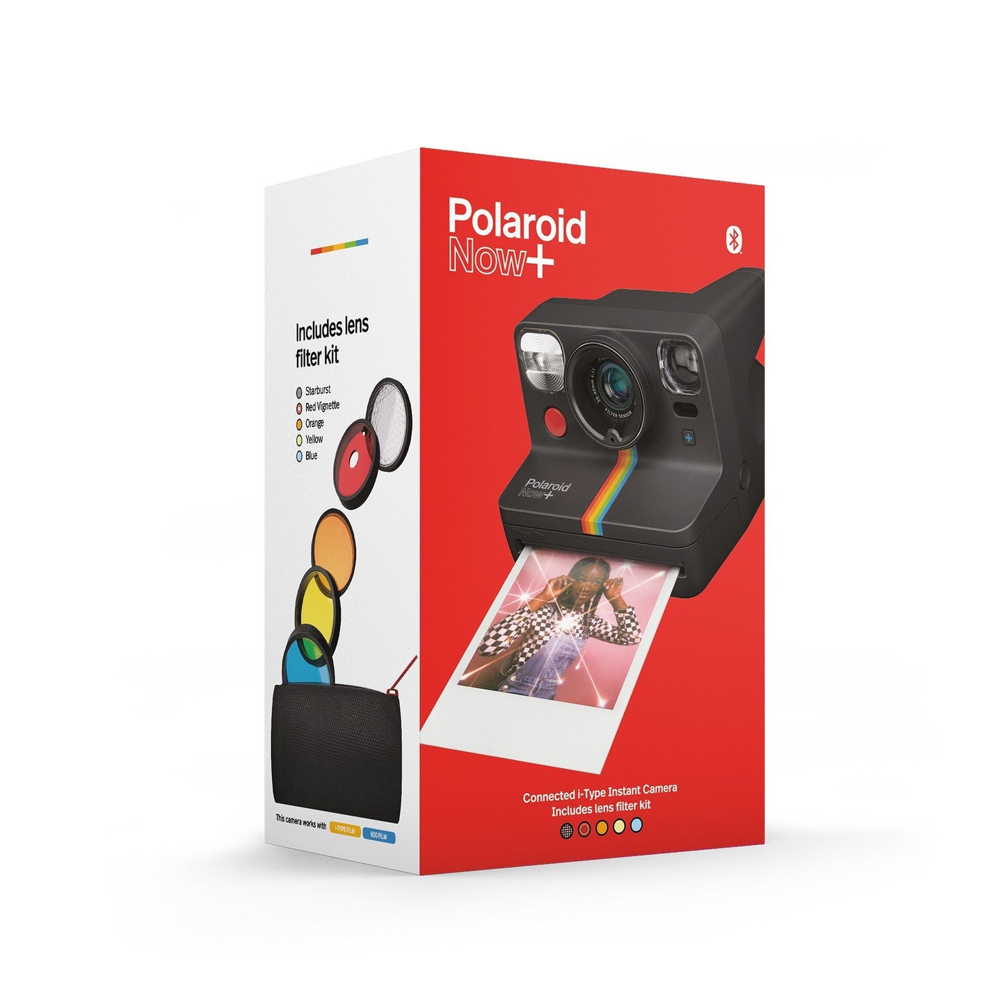 Polaroid NOW+ Instant Film Camera (Black)
