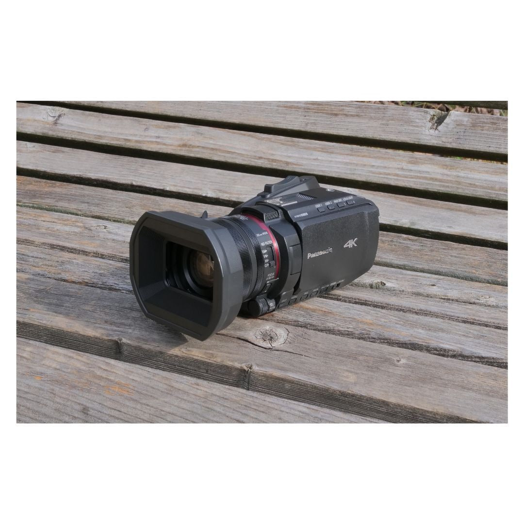Panasonic HC-X1200 UHD 4K HDMI Camcorder with 24x Zoom 60p and HYBRID O.I.S. (Black)