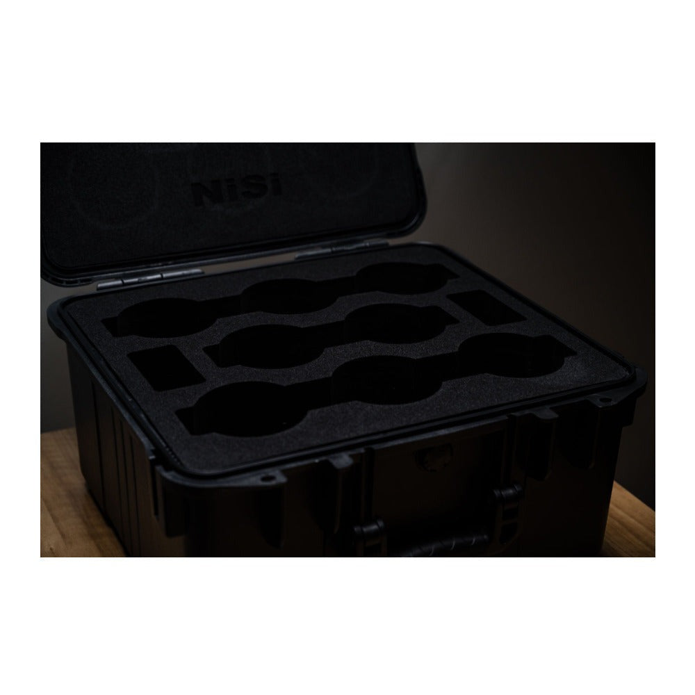 NiSi AUREUS Prime Cinema Lens Hardshell Case with 8 AUREUS Lens Capacity and Rugged Design (Black)