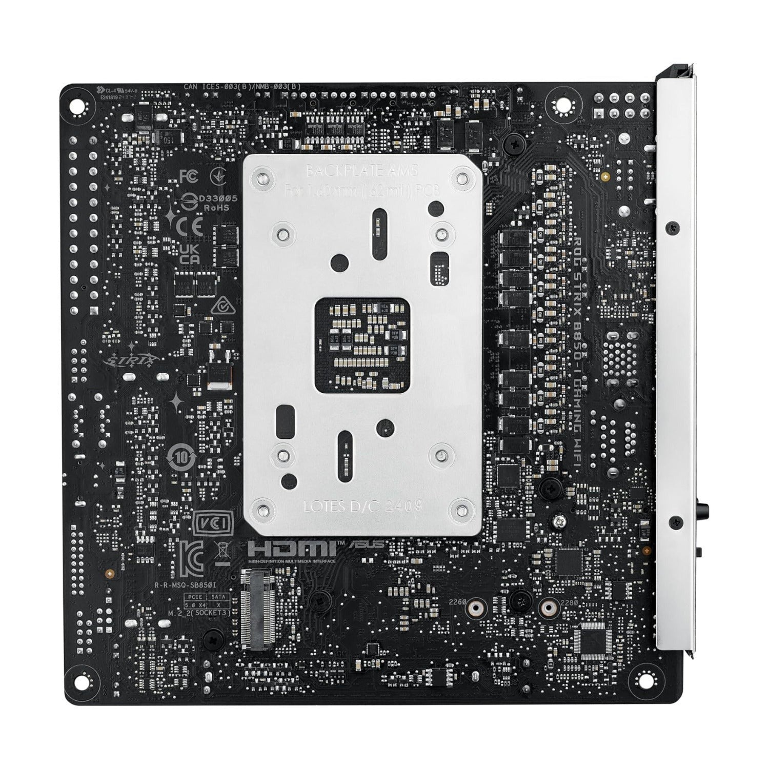 ASUS ROG Strix B850-I Gaming AMD B850 Mini-ITX Motherboard with Power Stages