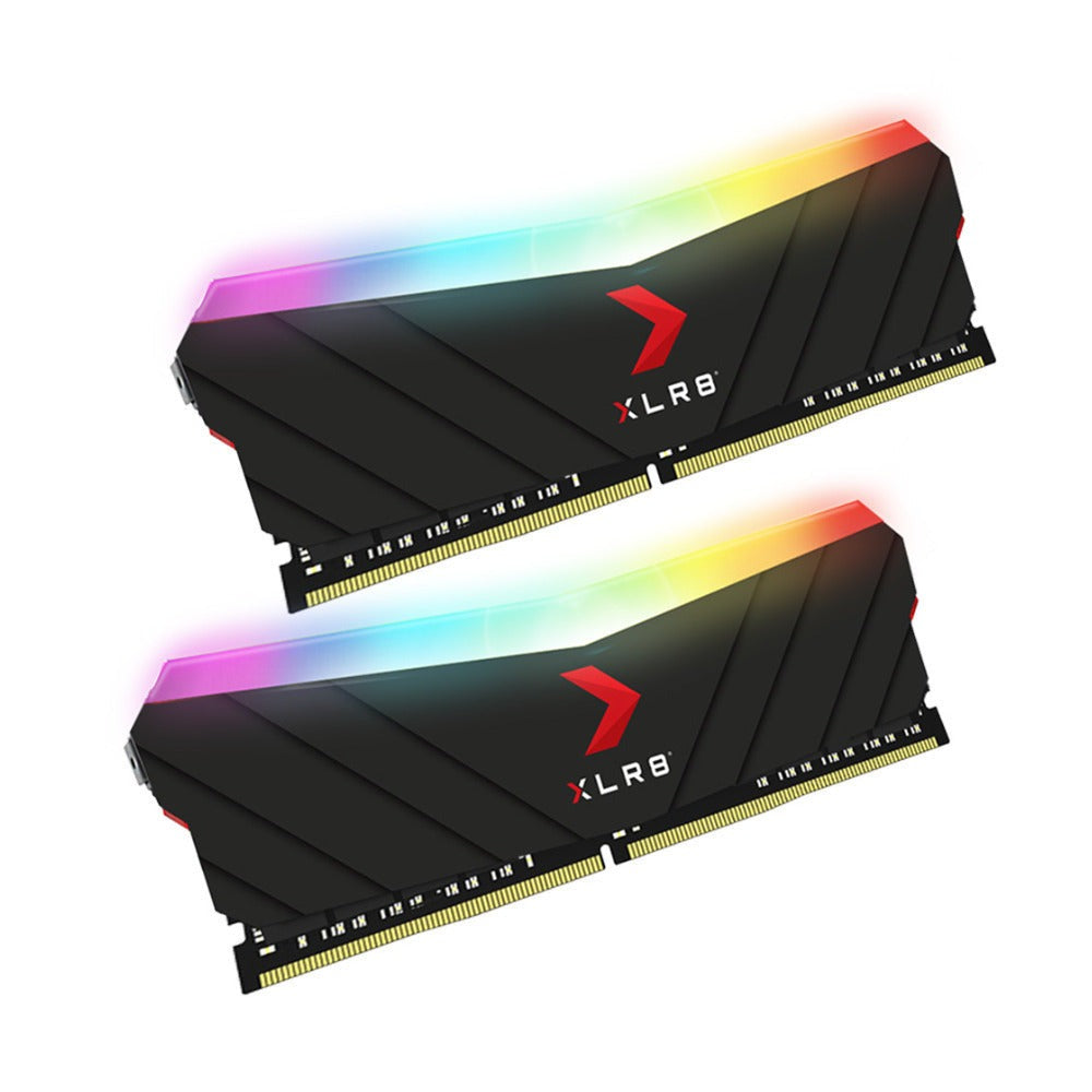 PNY 32GB XLR8 Gaming EPIC-X RGB 3200 MHz Desktop Memory Kit (2 x 16GB) Bundle