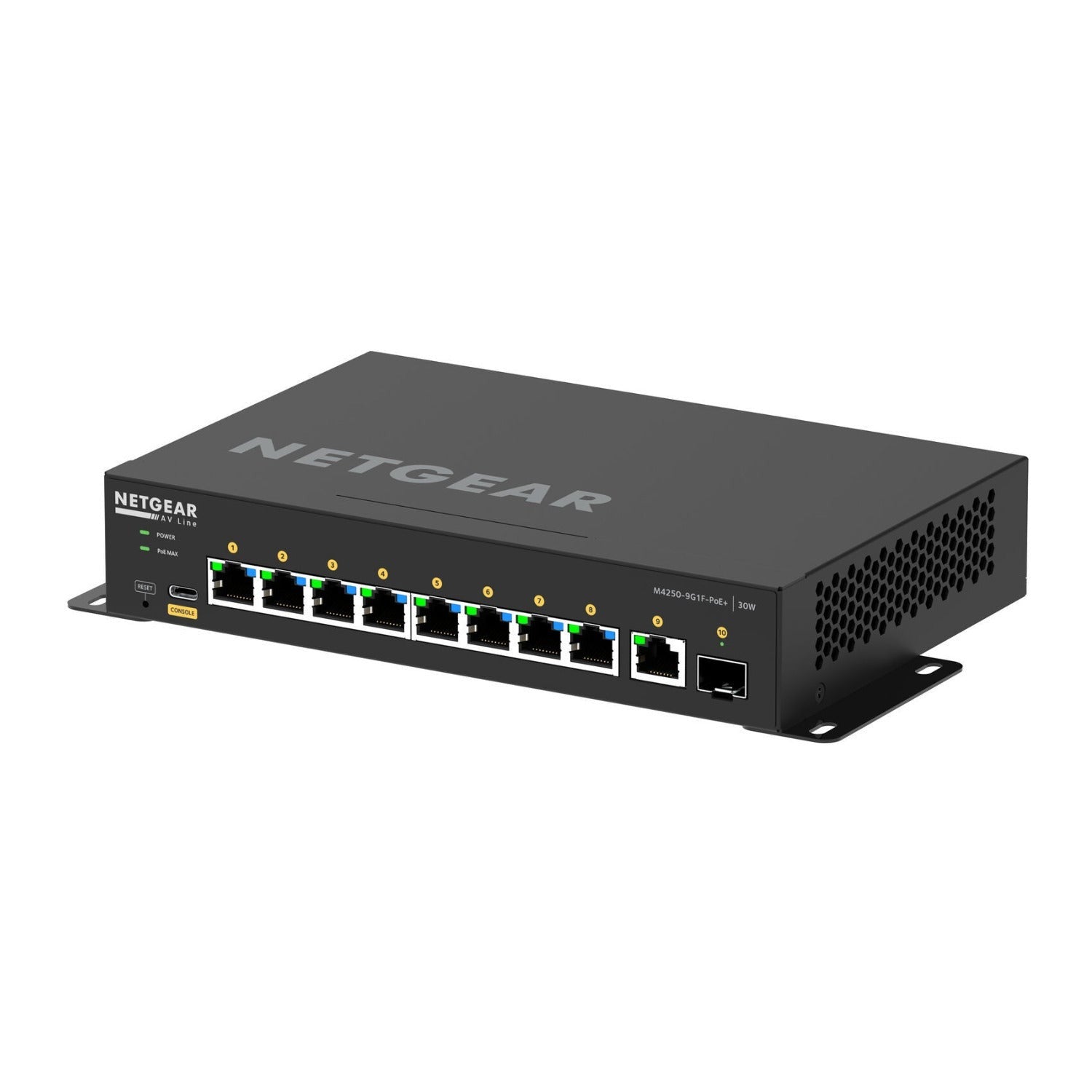 Netgear M4250 GSM4210PD 8-Port Gigabit PoE+ Managed AV Switch w/ SFP (110W)