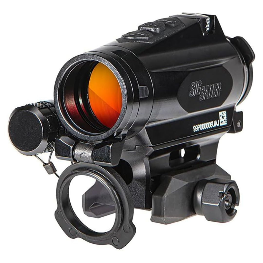 SIG SAUER ROMEO4XT-PRO MIL-SPEC 1 x 20MM IPX8 Rated Waterproof Fogproof Closed Red Dot Sight (Black)