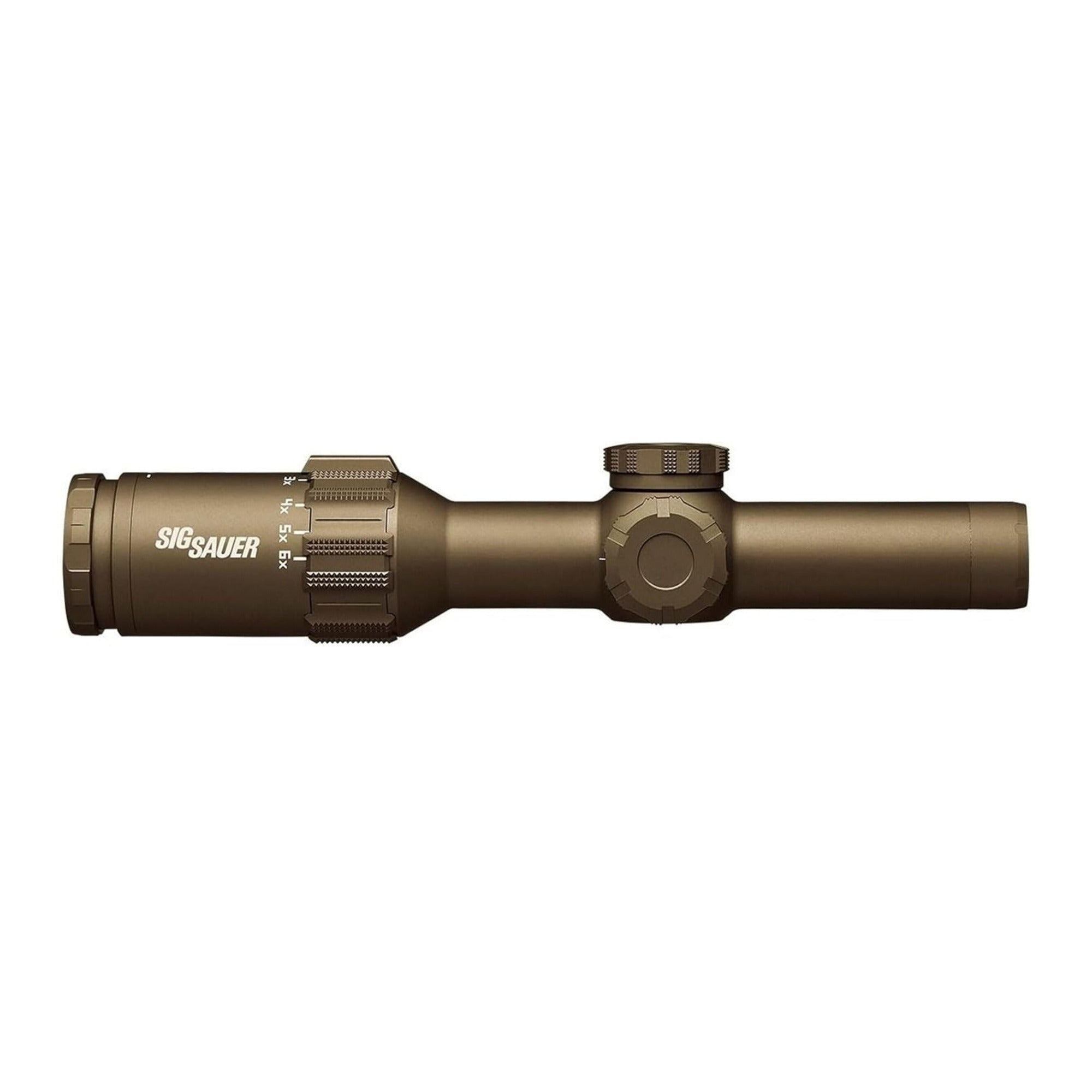 SIG SAUER TANGO6T Scope with 6x Zoom, Illuminated Reticle, and Waterproof Body (Flat Dark Earth)