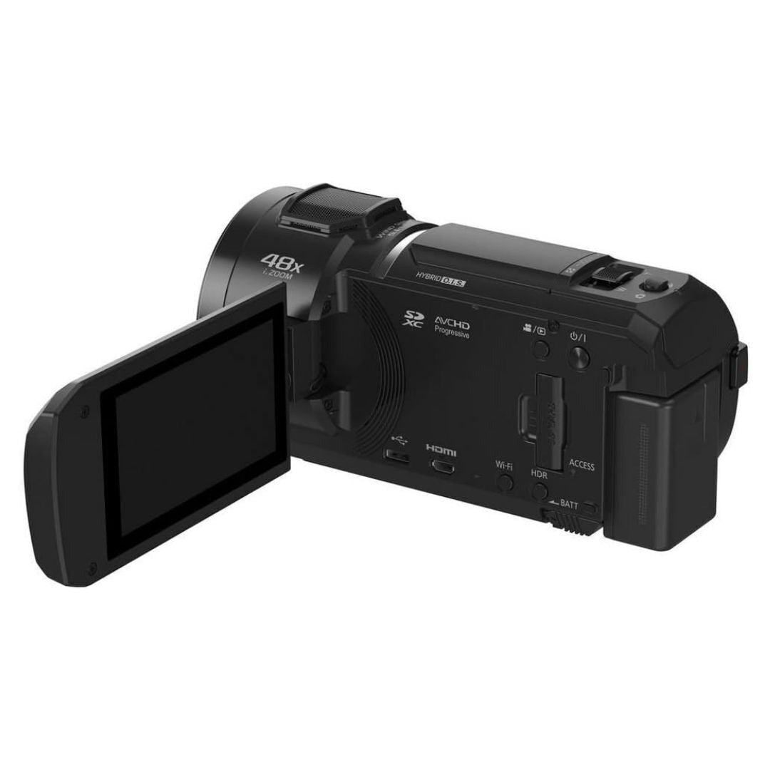 Panasonic HC-V800K HD Camcorder, Leica DICOMAR 25-600mm Zoom (Black) (Certified Refurbished)