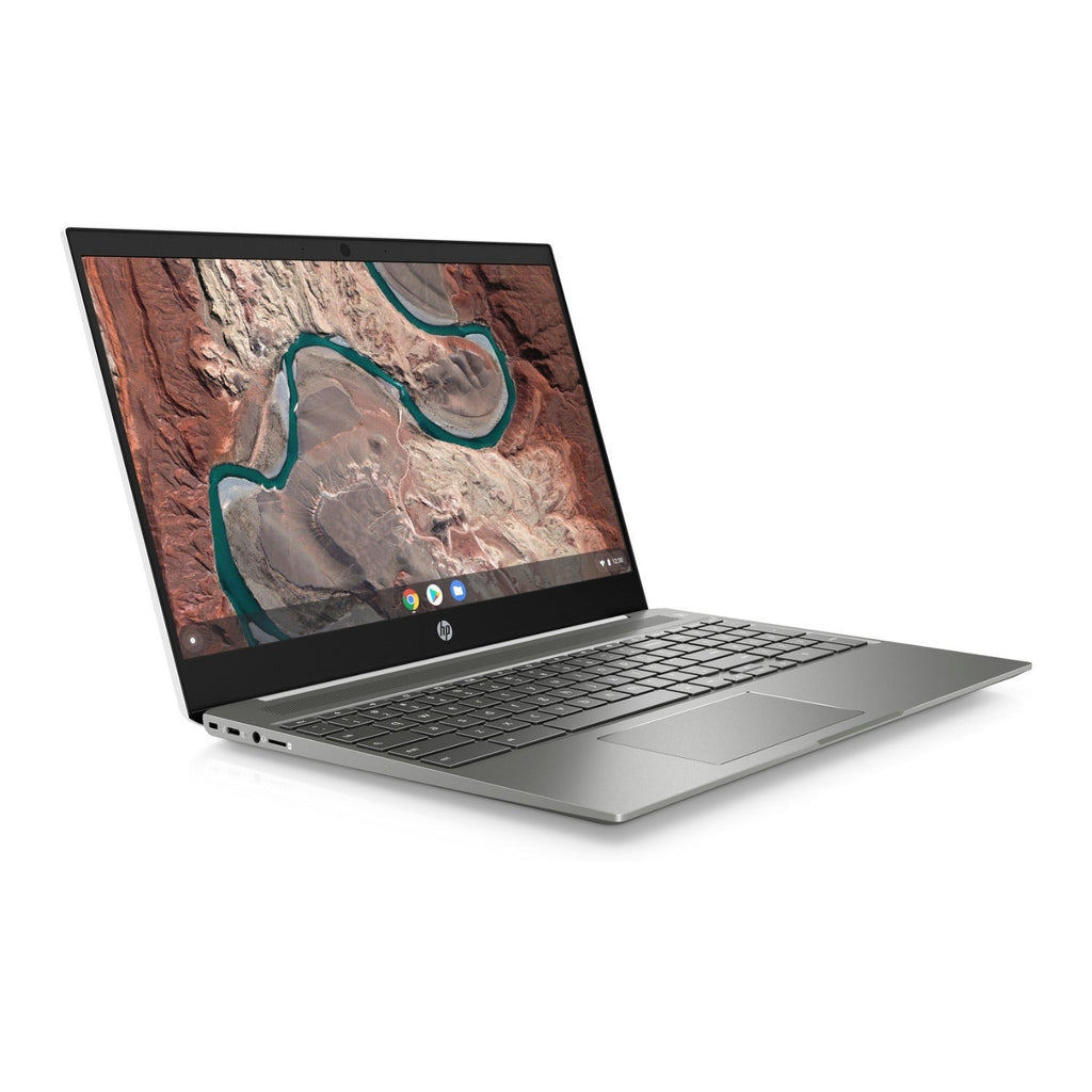 HP Chromebook 15-de0021, 15.6" FHD Touch, Intel Core i3-8130U, 4GB RAM, 128GB eMMC (Certified Refurbished)