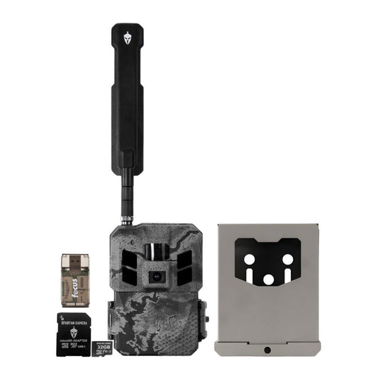 Spartan GoLive3 4G/LTE Multi-Carrier Trail Camera (Areus Camo) Bundle