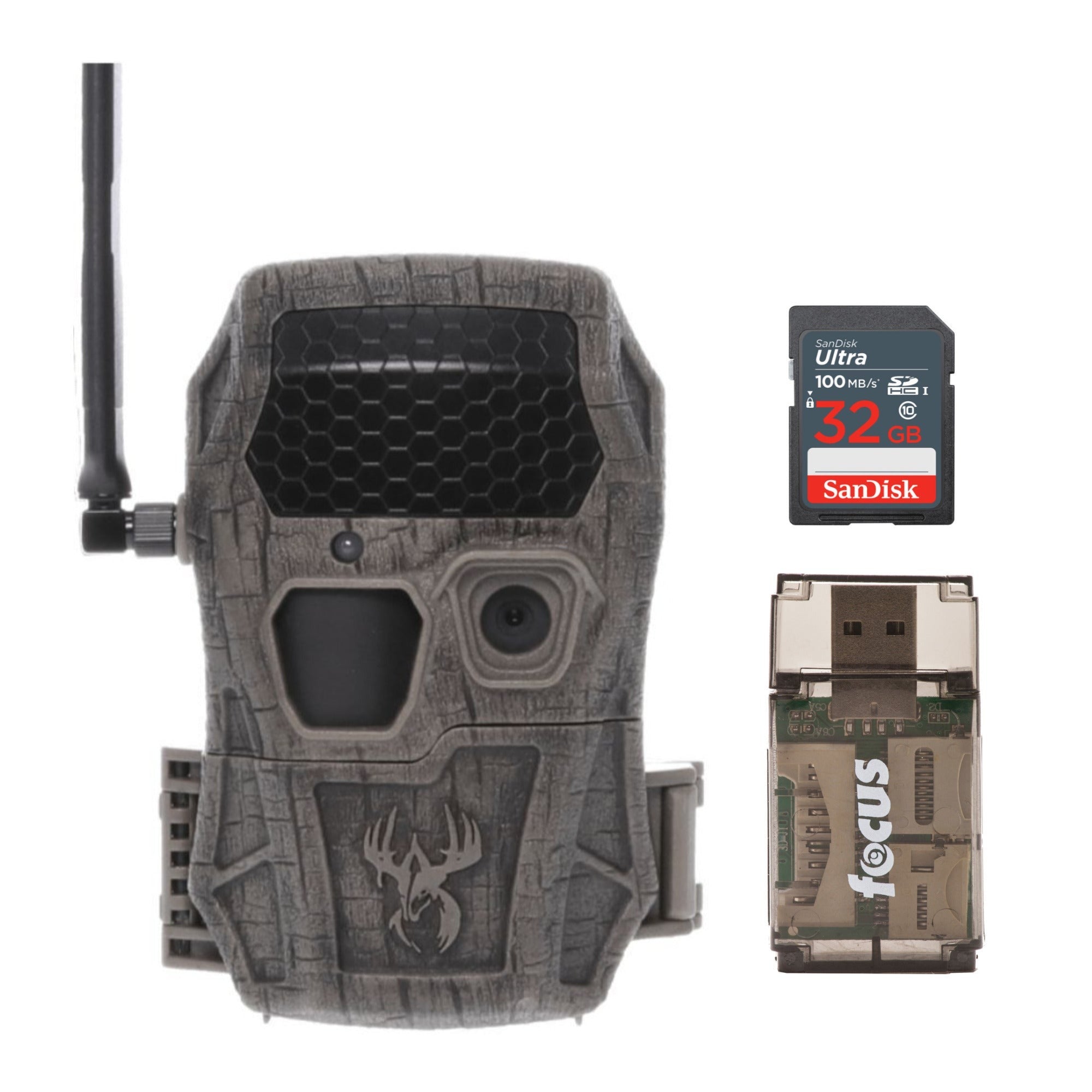 Wildgame Innovations Encounter XT Cellular 26MP Trail Camera with 720p Video Capture Bundle