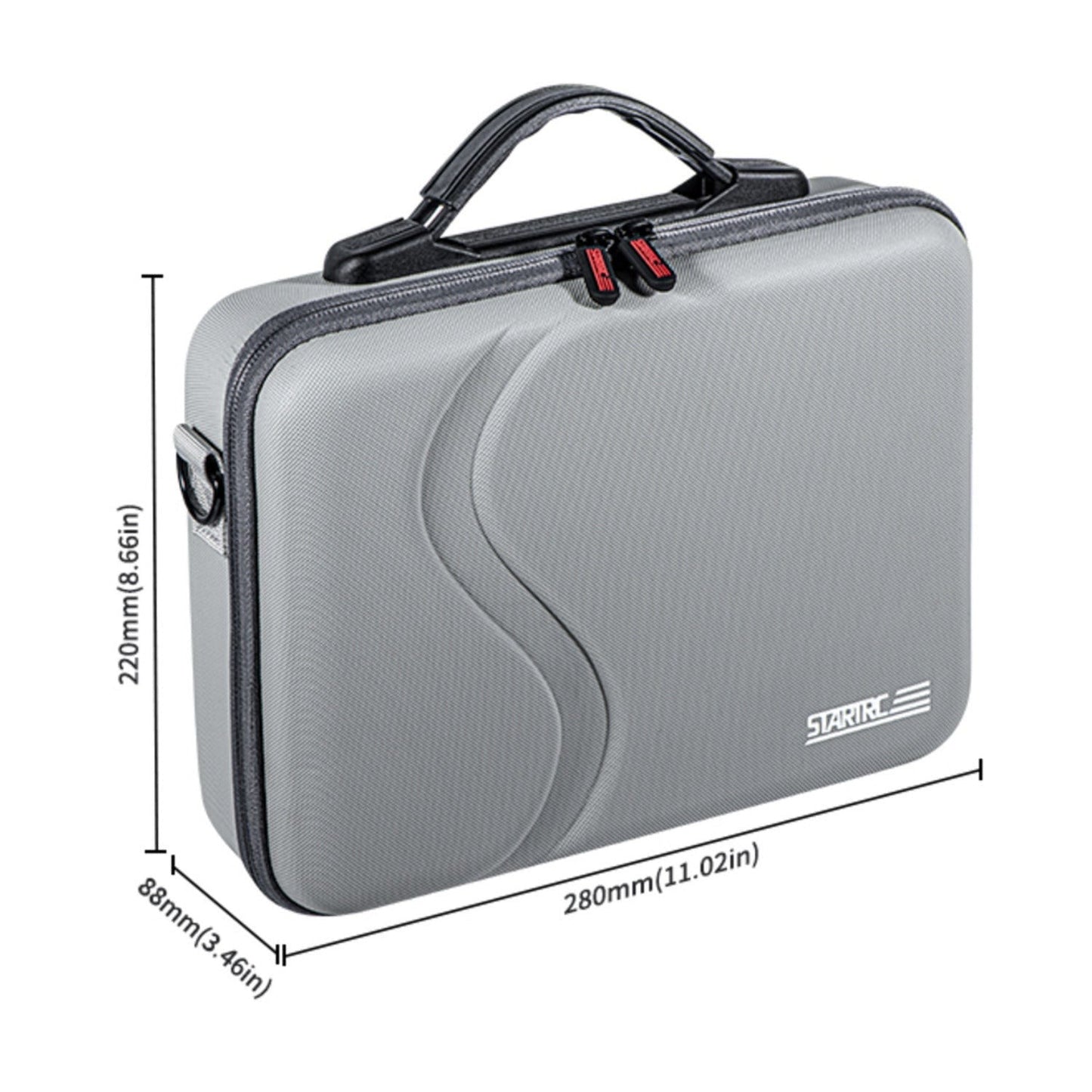 DJI Mini 4K Fly More Camera Drone Combo Bundle with Soft Gray Carrying Case