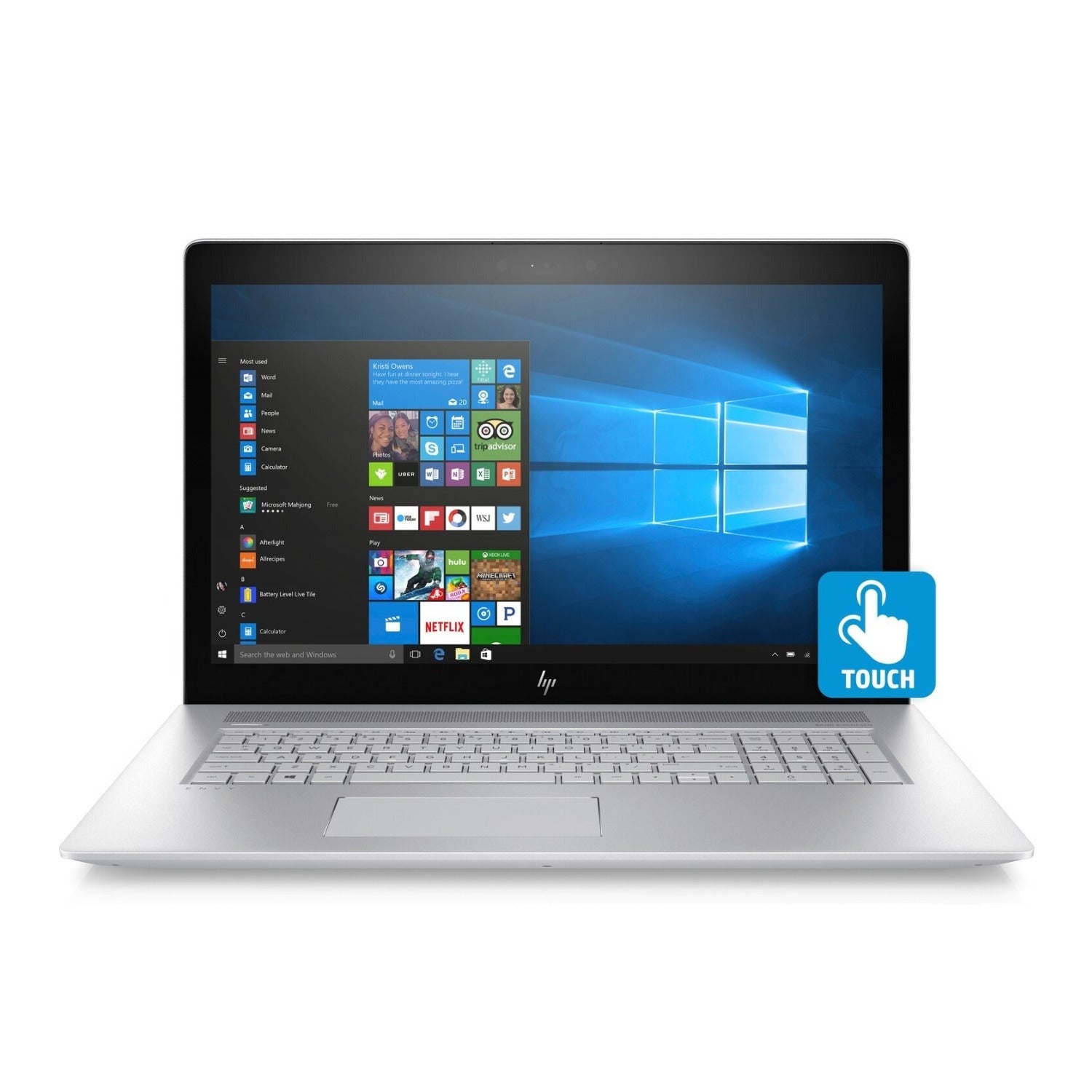 HP Envy 17-ae120nr 17.3" FHD Touch Laptop, Intel Core i7-8550U, 12GB RAM, 1TB HDD + 128GB SSD, NVIDIA 4GB, Windows 10 (Certified Refurbished)