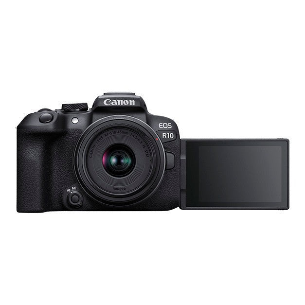 Canon EOS R10 Mirrorless Camera with RF-S 18-45mm Lens and Accessories Bundle