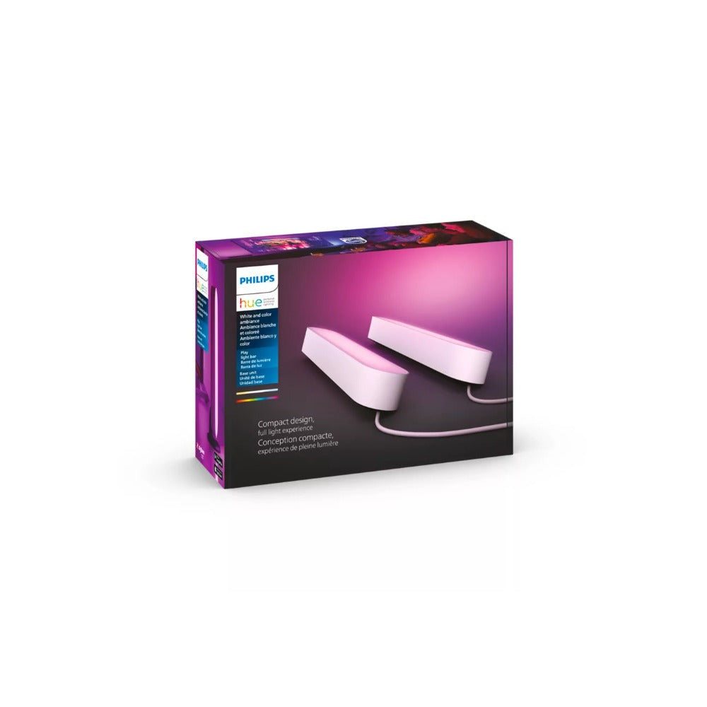 Philips Hue Smart Play Light Bar 2-Pack White and Color Ambiance Smart LED
