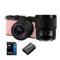Panasonic LUMIX S9N Full Frame Mirrorless Camera with 18-40mm Lens Bundle (Pink)