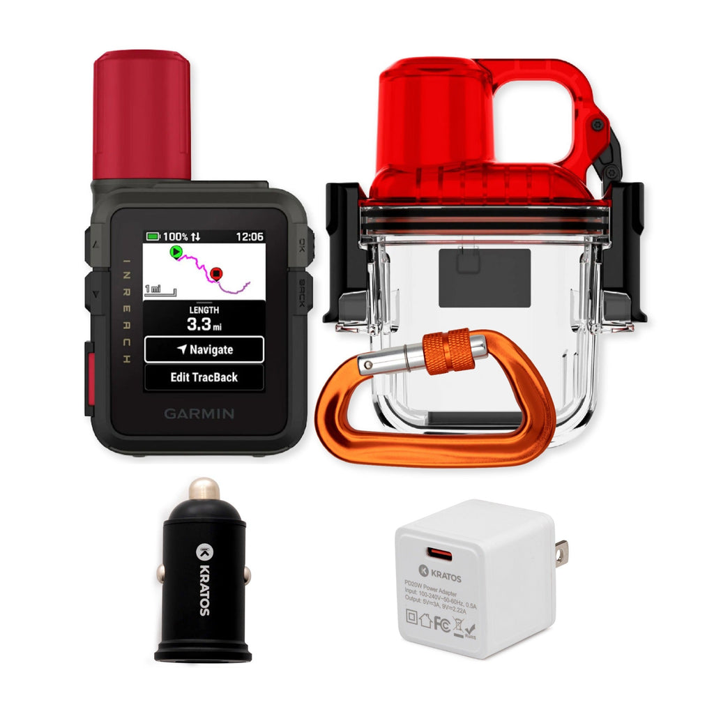 Garmin inReach Mini 3 Plus Satellite Communicator Bundle with Dive Case