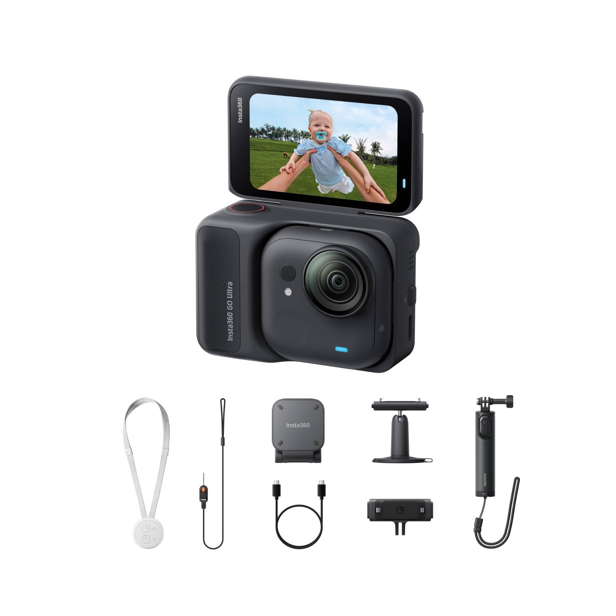 Insta360 GO Ultra Action Camera with 4K60 Video and FlowState Stabilization