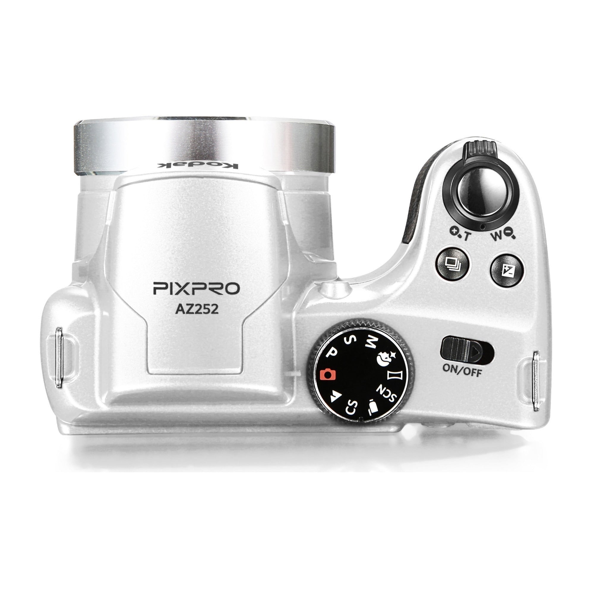Kodak PIXPRO AZ252 Digital Camera (White) with 32GB SD Card and Tripod Bundle