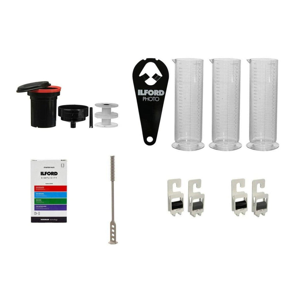 Patterson & Ilford Film Processing Kit w/ Extra Developing Tanks & Reels Bundle