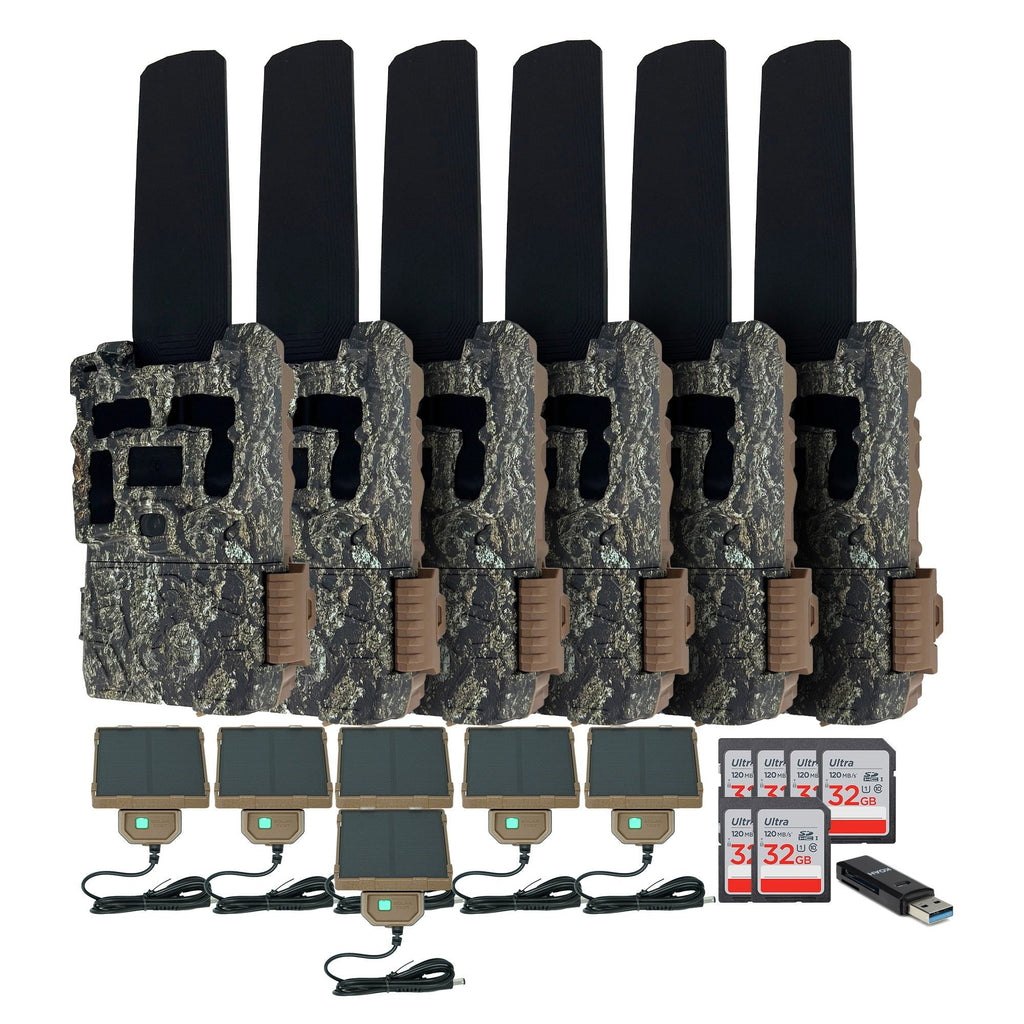 Browning Trail Camera Defender Wireless Pro Scout Max HD-DV (6-Pack) Bundle
