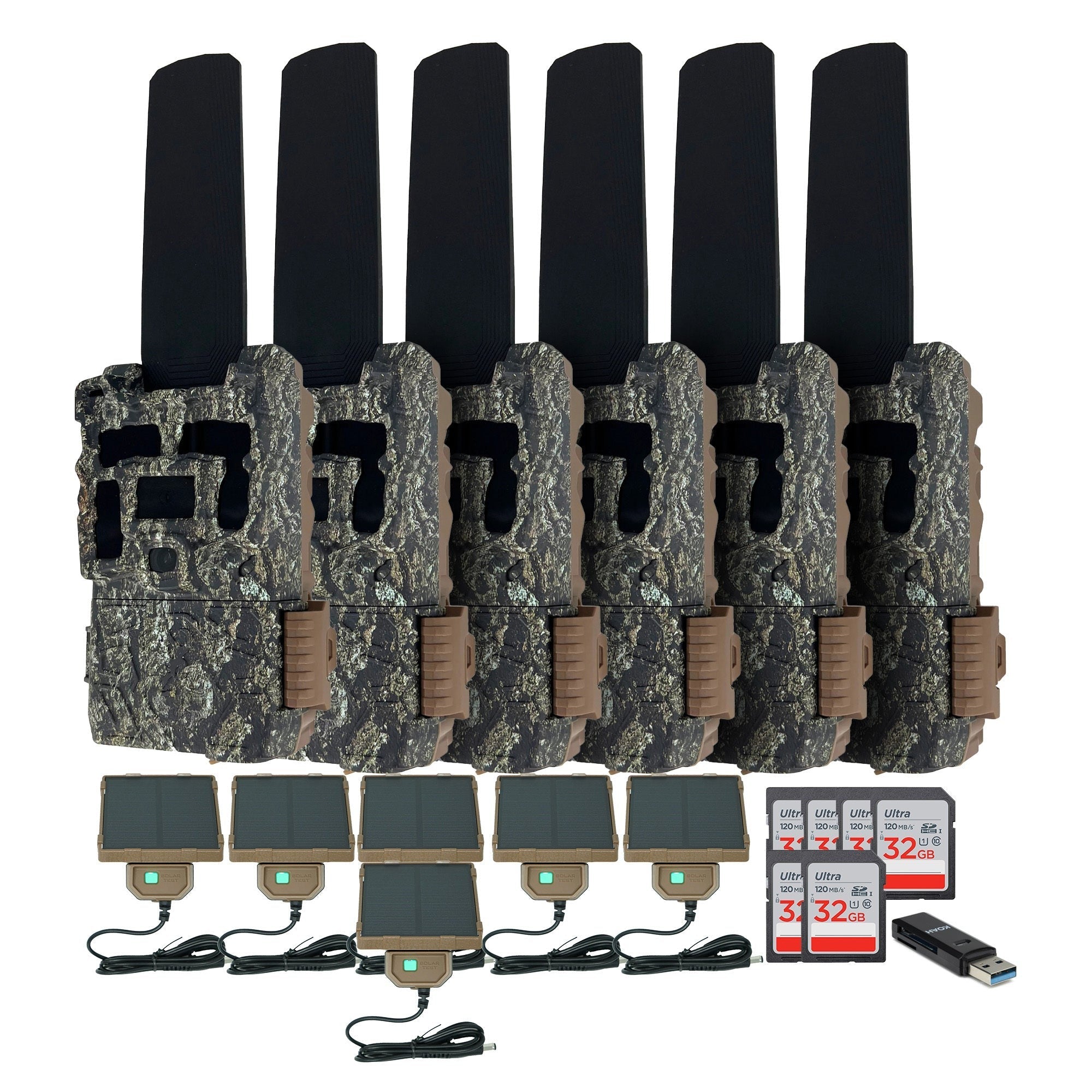 Browning Trail Camera Defender Wireless Pro Scout Max HD-DV (6-Pack) Bundle